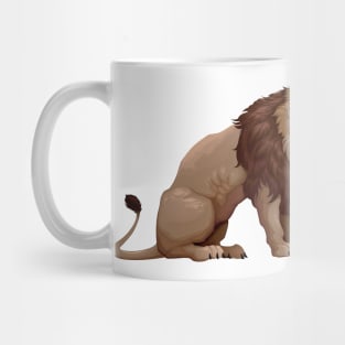 Lion And Woman Mug